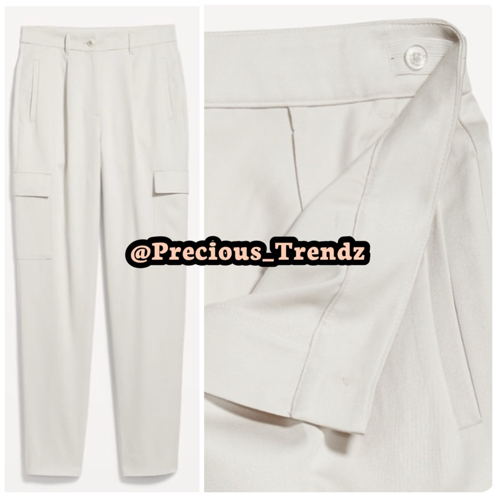 •• 📦 Old Navy Extra High-Waisted Taylor Cargo Pants Size XL